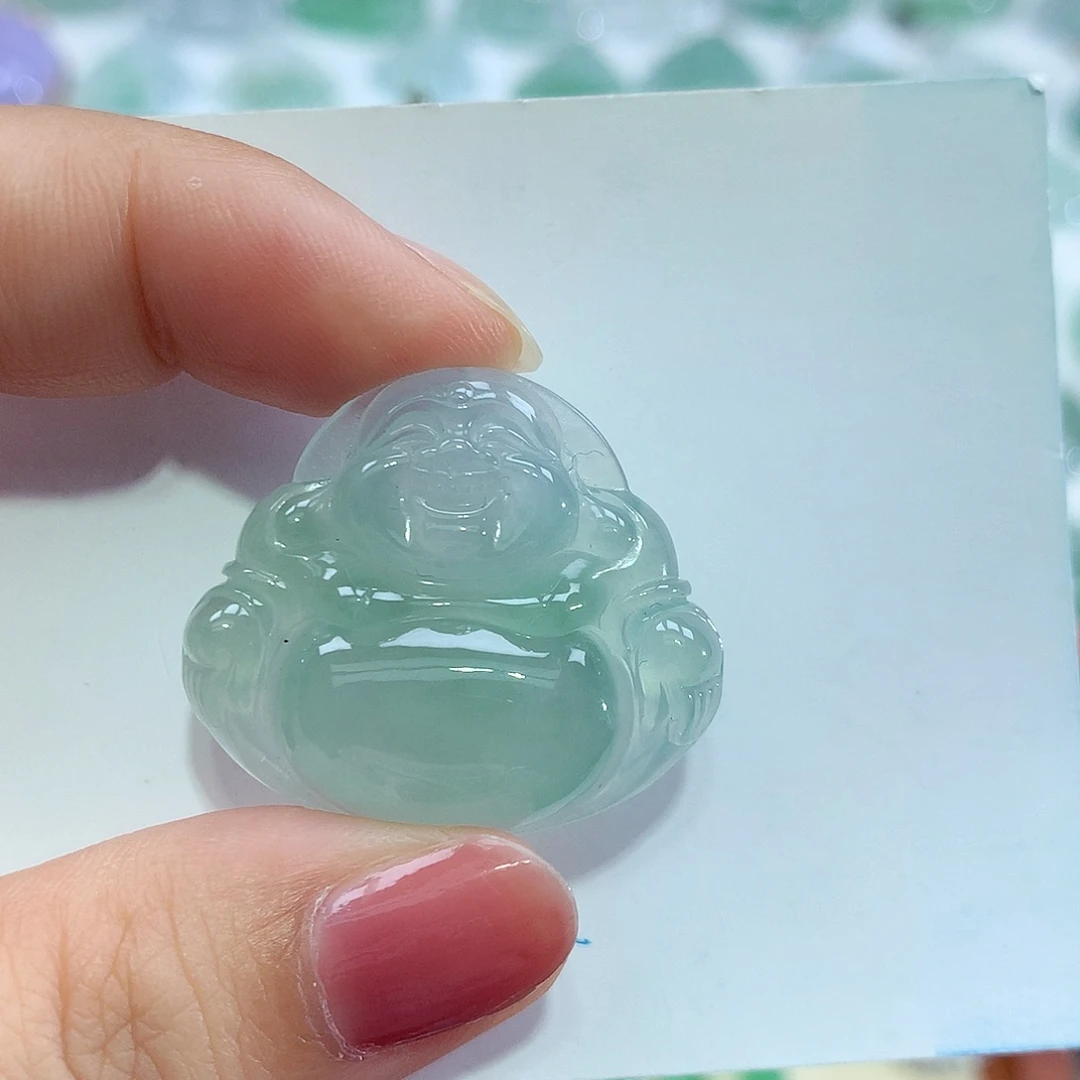 颈饰未镶嵌翡翠佛