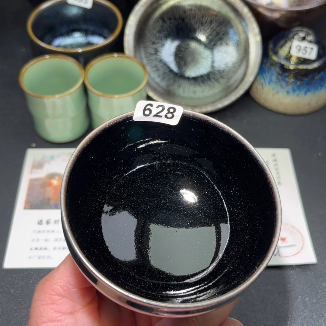 茶盏628 建盏单盏放大漏…………