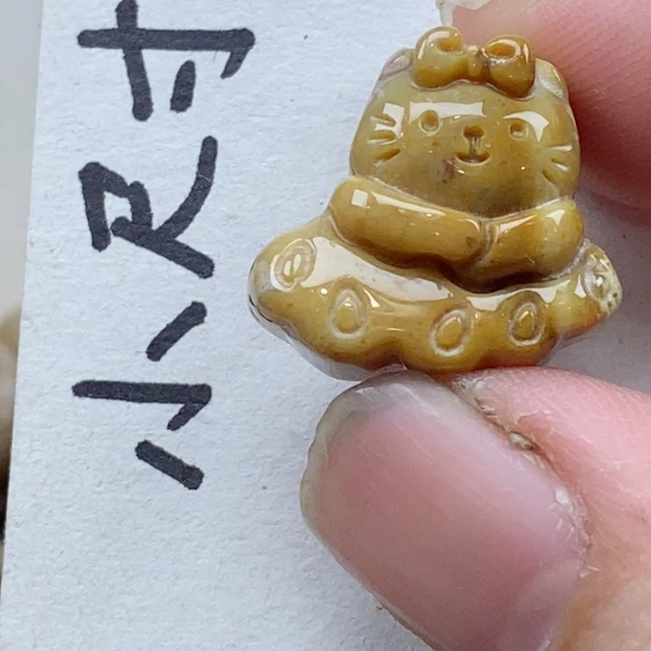 颈饰未镶嵌硅化珊瑚（珊瑚玉）