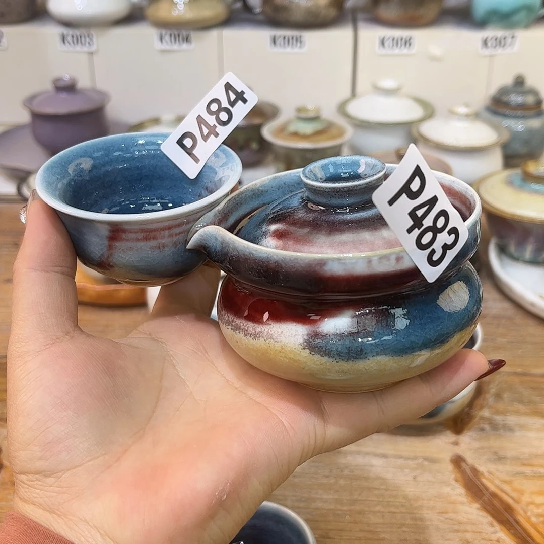 白泥茶杯秦*陶瓷艺术