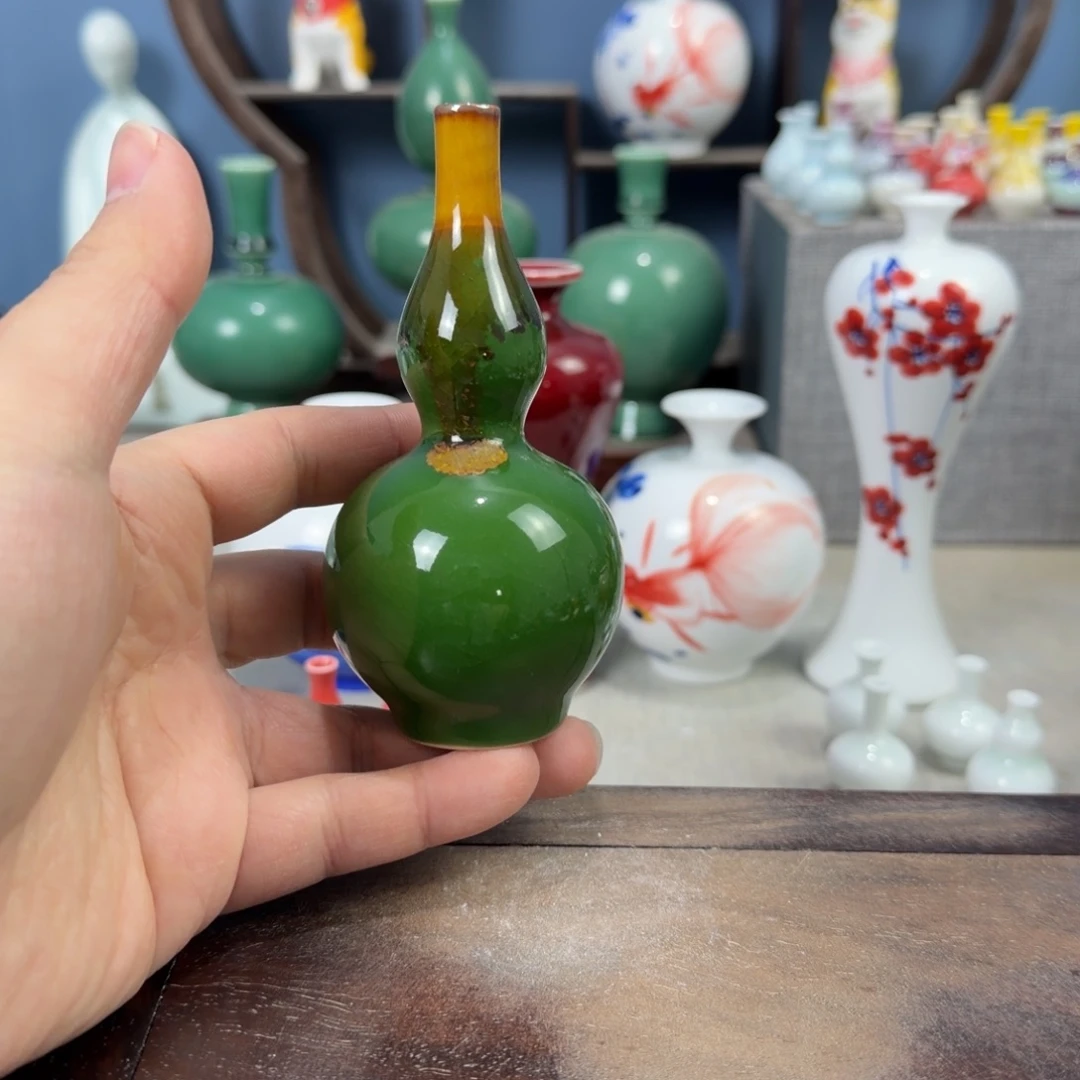 陶瓷手工小花器摆件