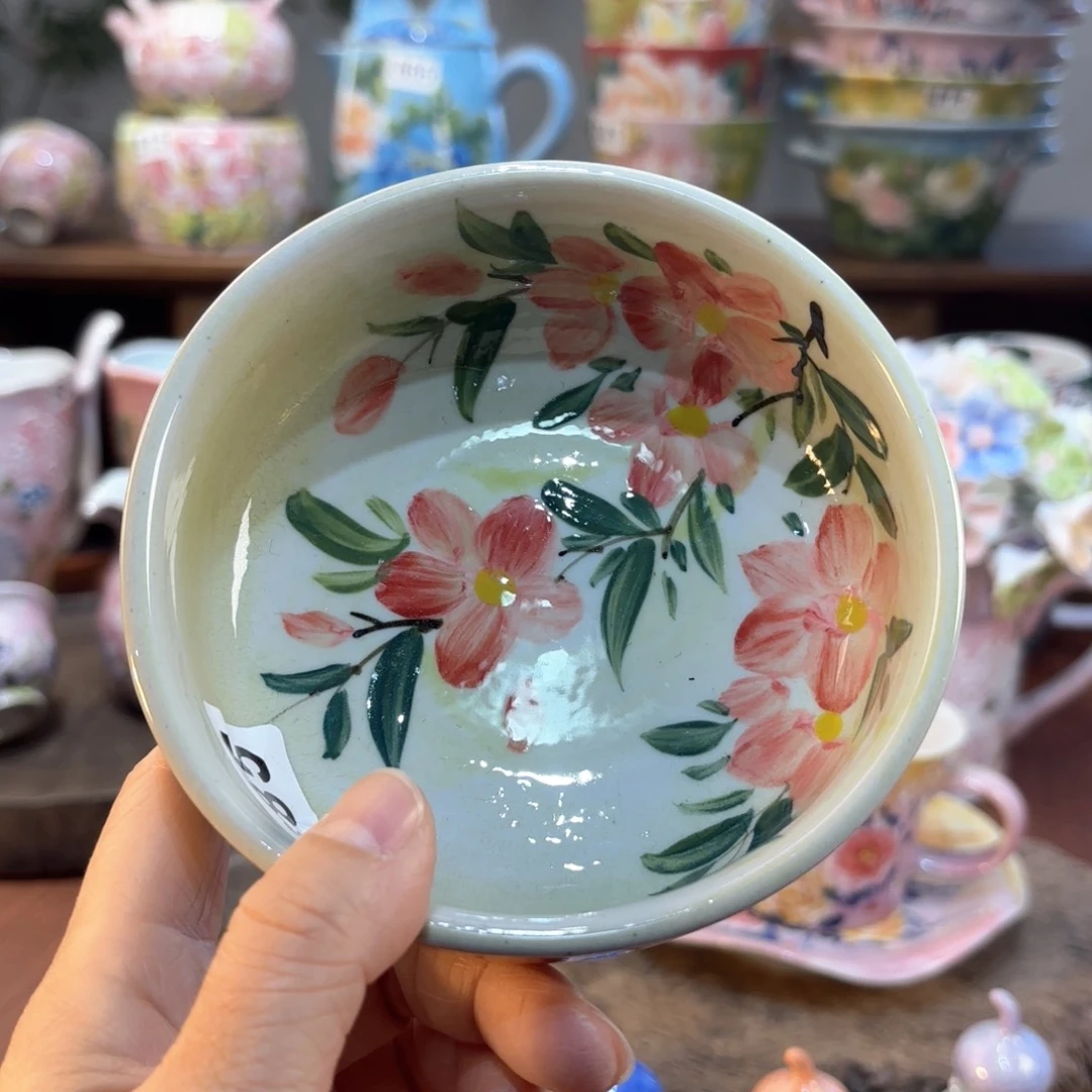 景德镇手绘高温釉下彩陶瓷茶具