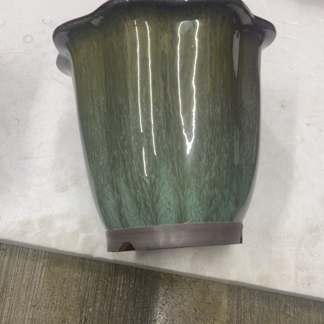 紫砂花盆瑕花盆花盆