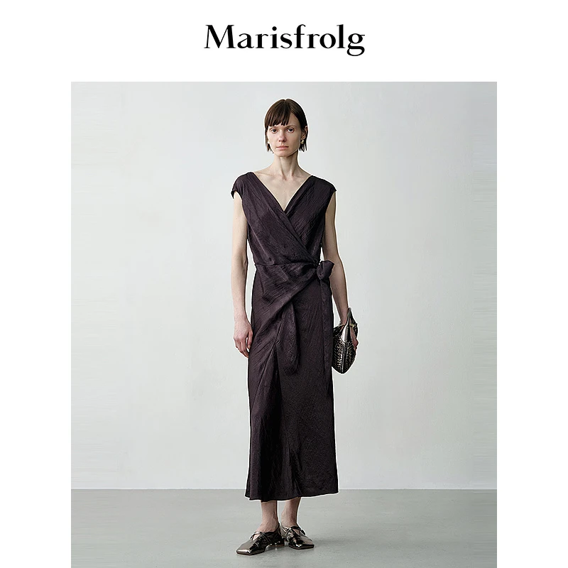 玛丝菲尔显瘦气质收腰夏季时尚女装连衣裙A1EG27316