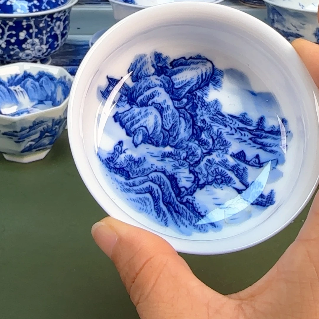 景德镇纯手绘茶具圆圆218