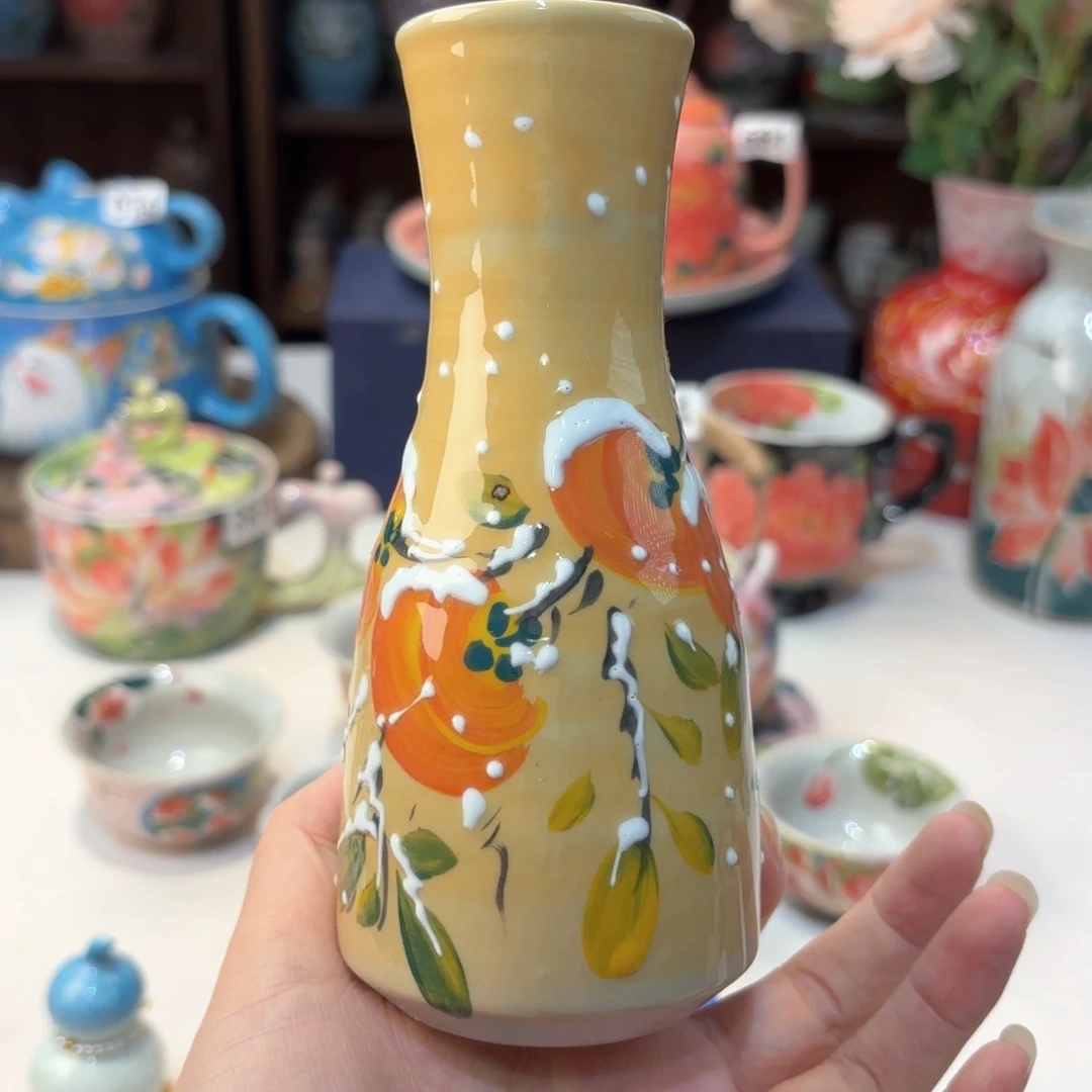 景德镇手绘高温釉下彩陶瓷茶具