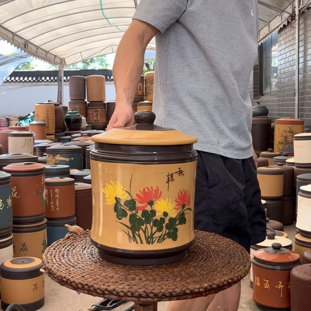 紫砂茶叶罐8 饼茶叶罐