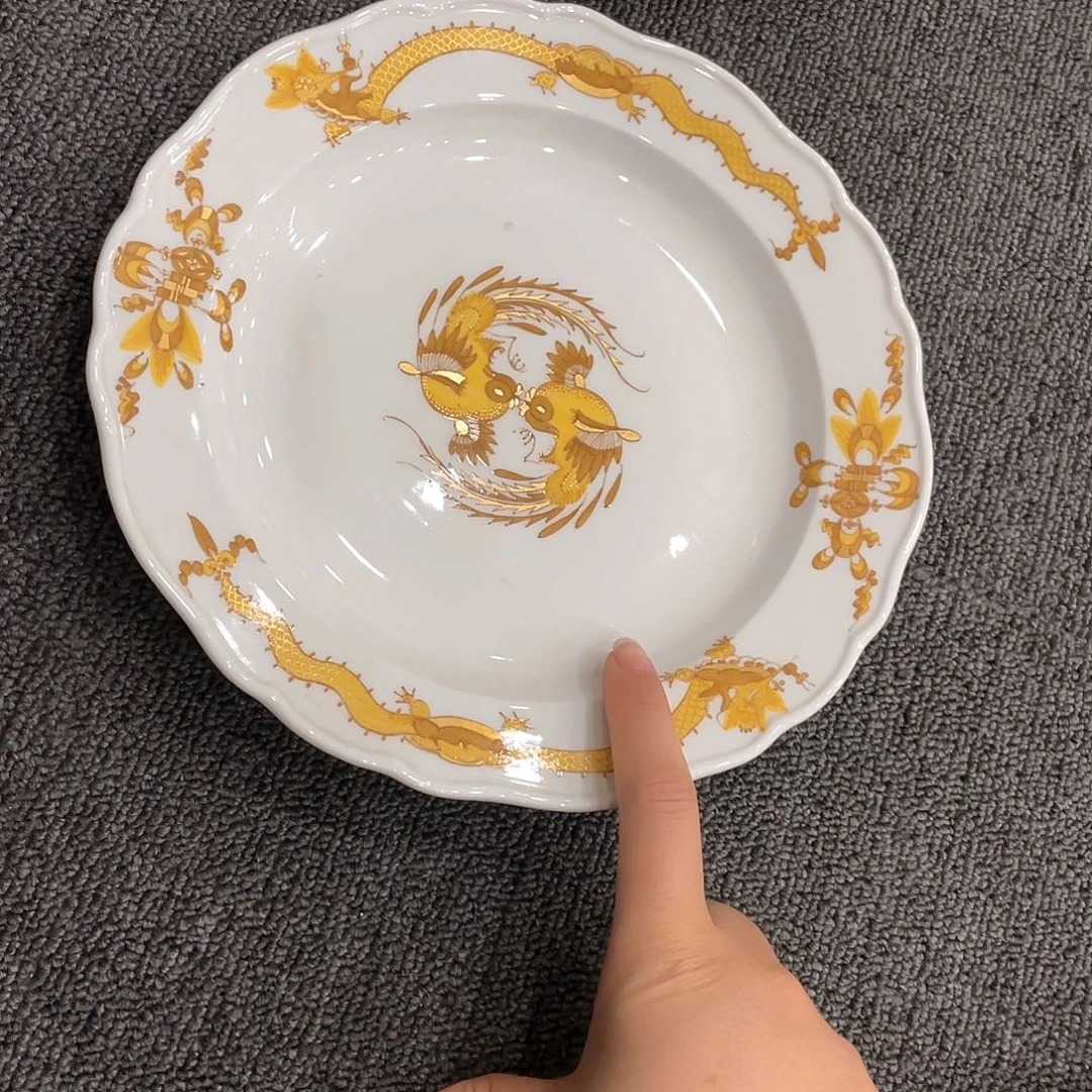 瓷片中古一等餐盘