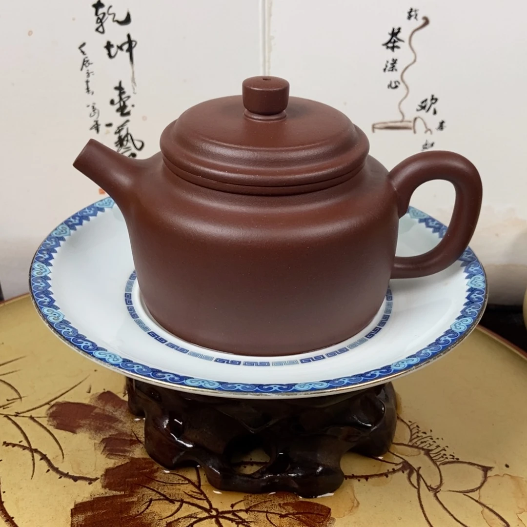 紫砂茶壶240 容量宜兴紫砂顾