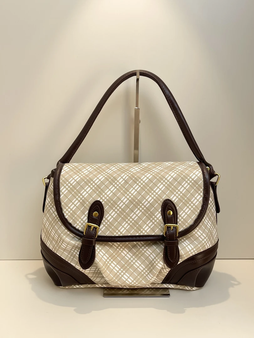 【多色可选】复古格纹托特包 韩系小众大容量通勤单肩手提斜挎包