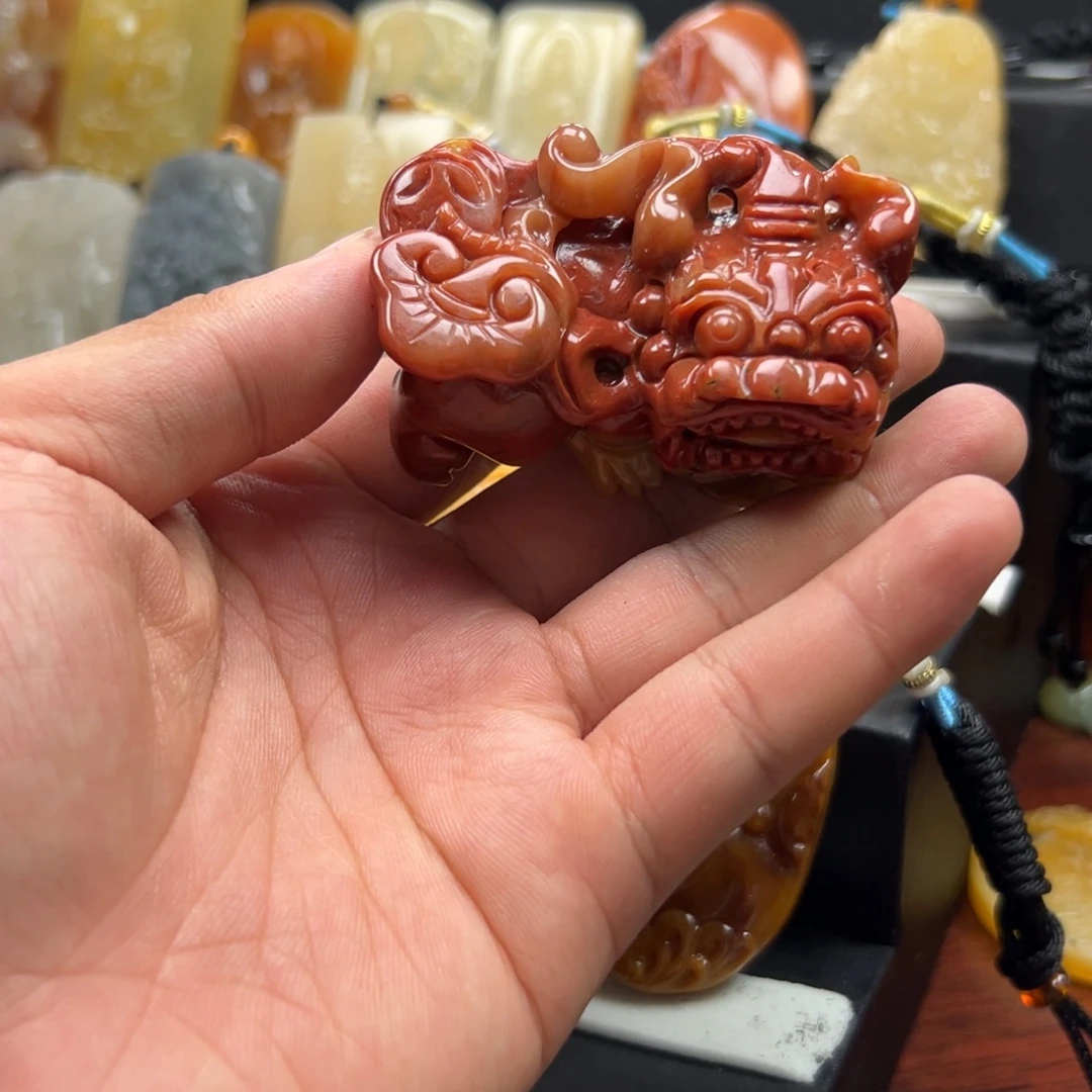 石英质玉（黄龙玉）未镶嵌多样性发货，发其一