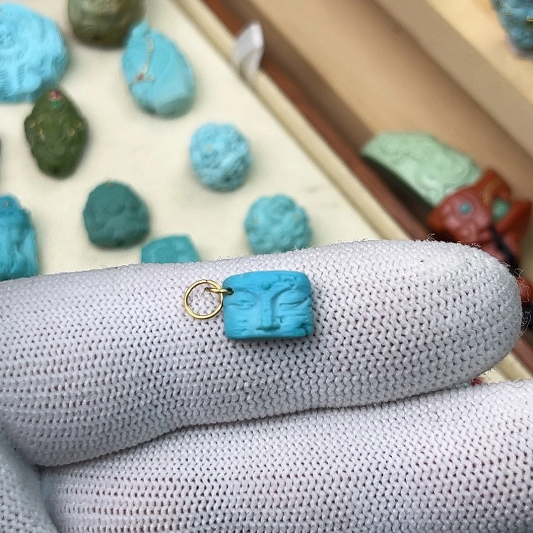 绿松石未镶嵌配饰