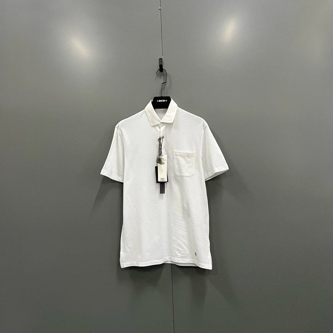 803 白色翻领polo衫 102206