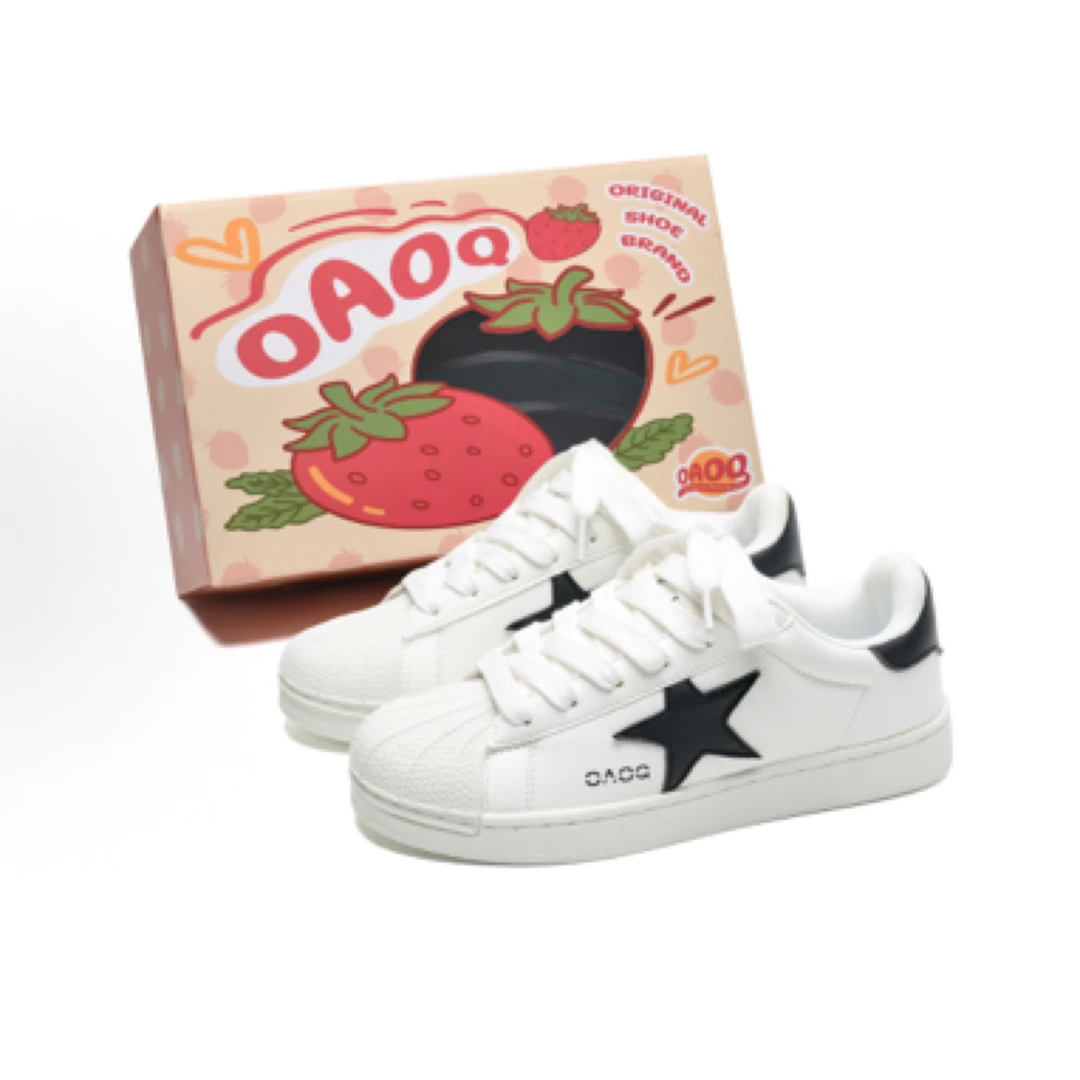 男女同款白色贝壳鞋