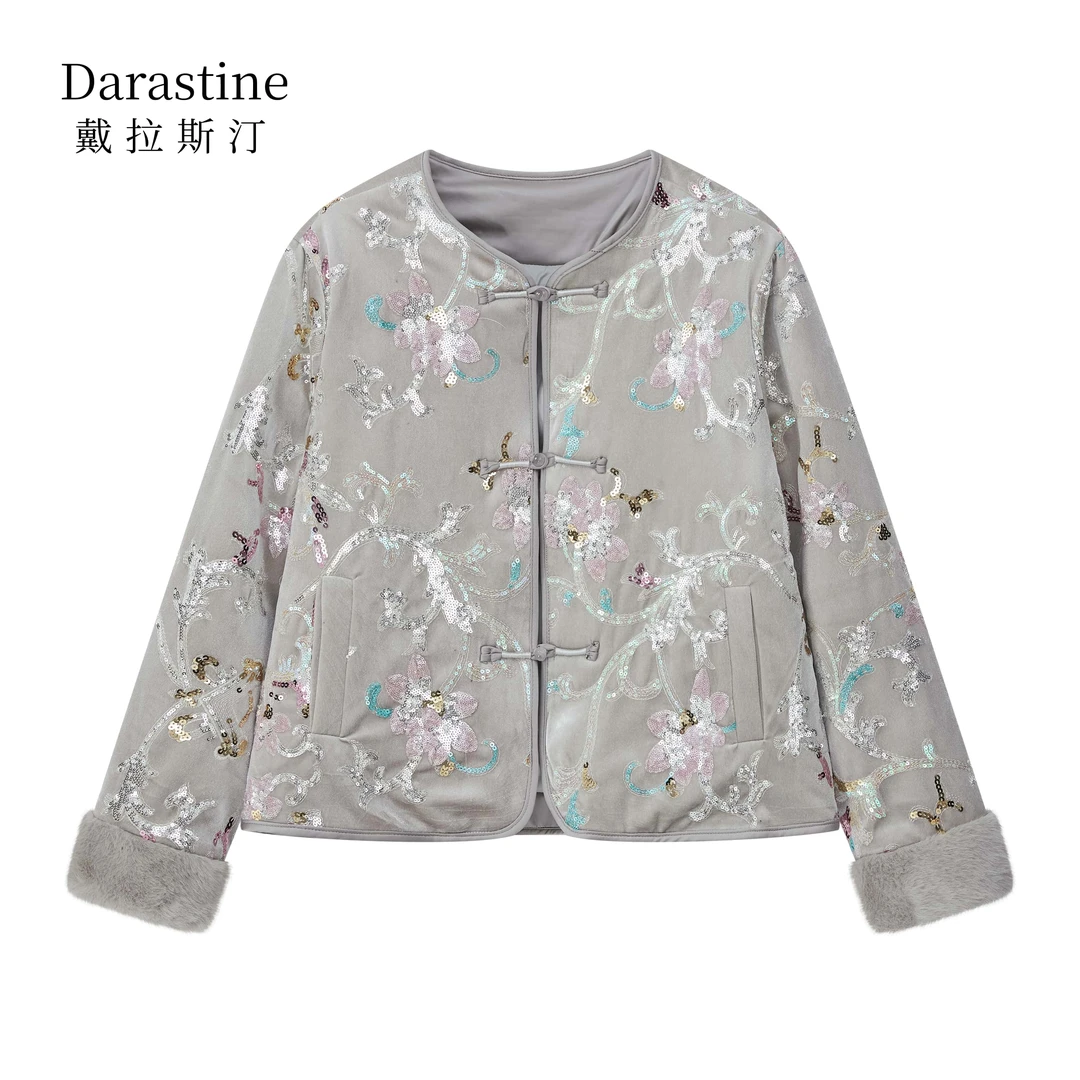 【高高甄选】Darastine戴拉斯汀国风加厚重工刺绣外套G1529
