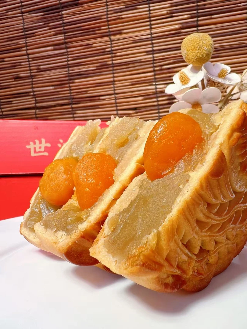 广式双蛋黄莲蓉月饼传统中秋经典糕点适合送礼（6个蛋黄）