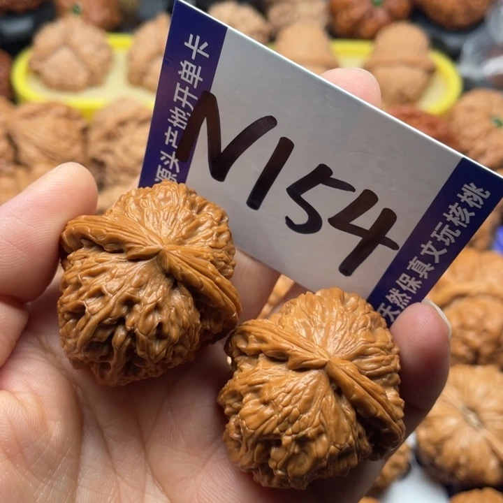 把件文玩核桃白狮子37尺