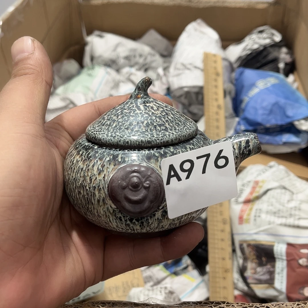 瓷片茶摆件工艺品摆件666