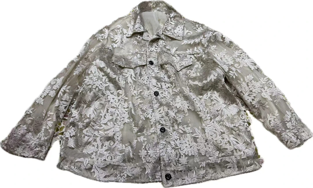 1782夏季潮流镂空防晒小外套时尚休闲高级感透气薄款短外套