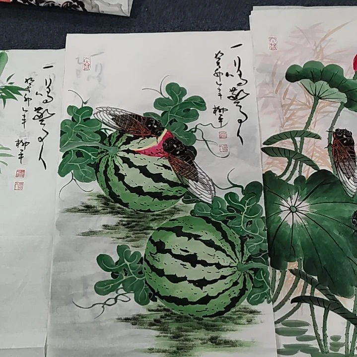 国画书法纯手绘作品等你来结缘