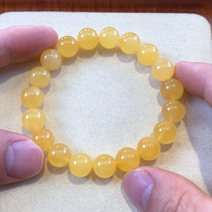 未镶嵌琥珀珠宝奇石10mm