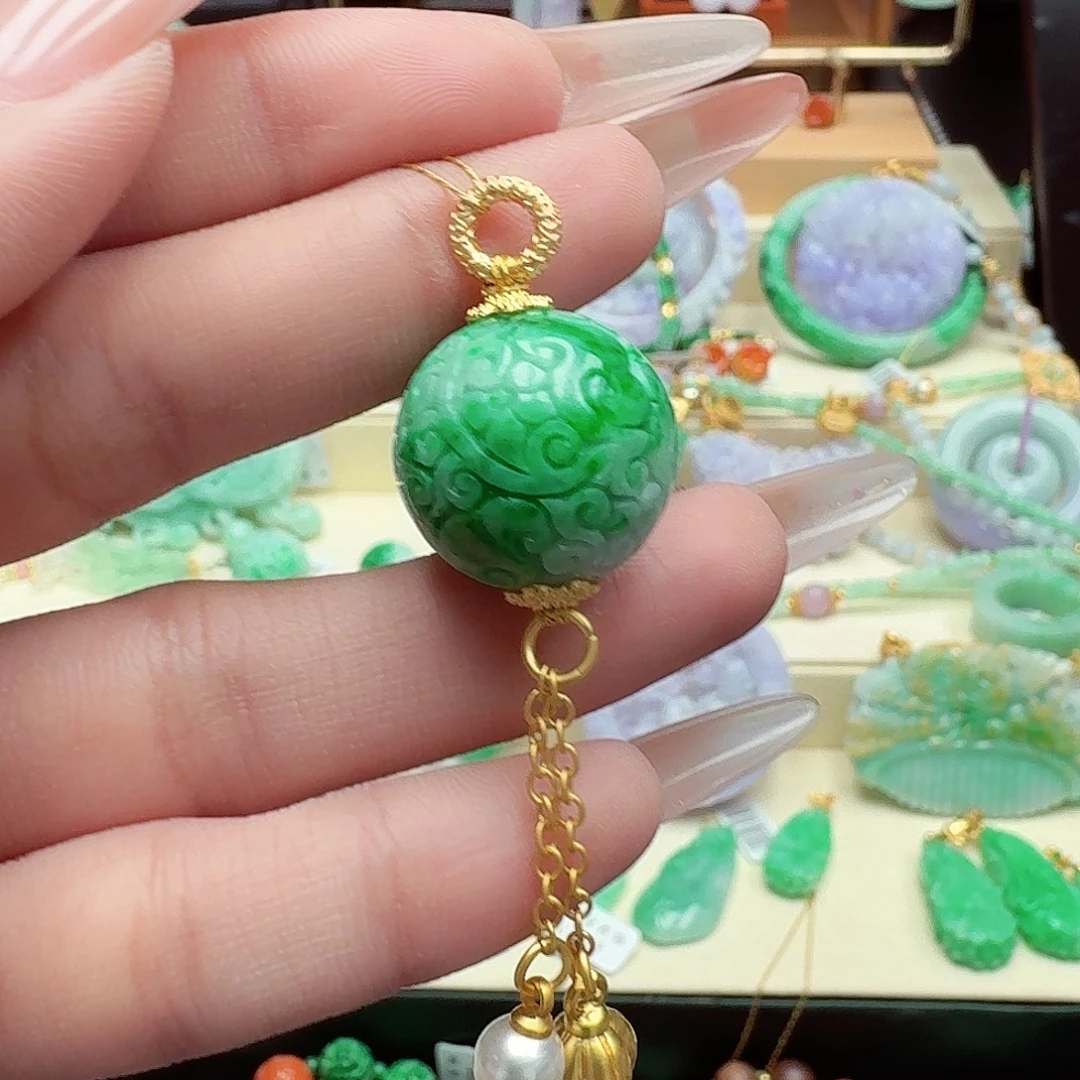 颈饰未镶嵌翡翠翡翠吊坠