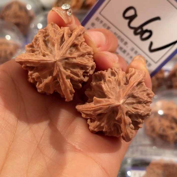 把件文玩核桃60号3.4盘山人字^_^
