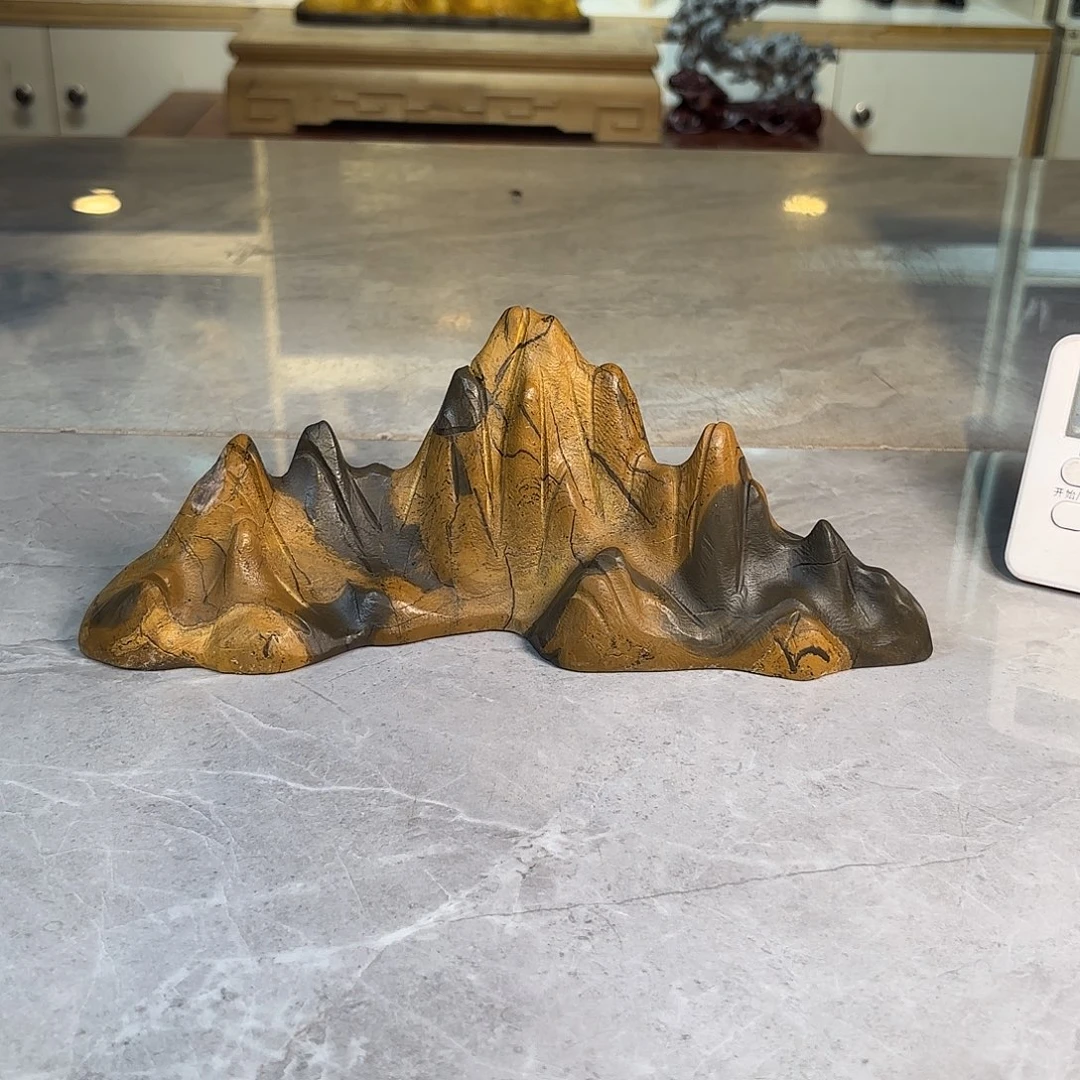 千***石灵璧石手工雕刻奇石摆件