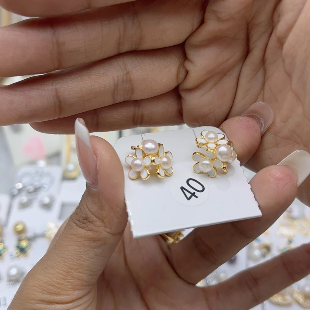 钰***而戒指淡水珍珠合金