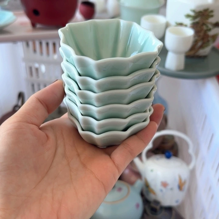 微瑕陶瓷陶瓷茶具茶杯茶壶