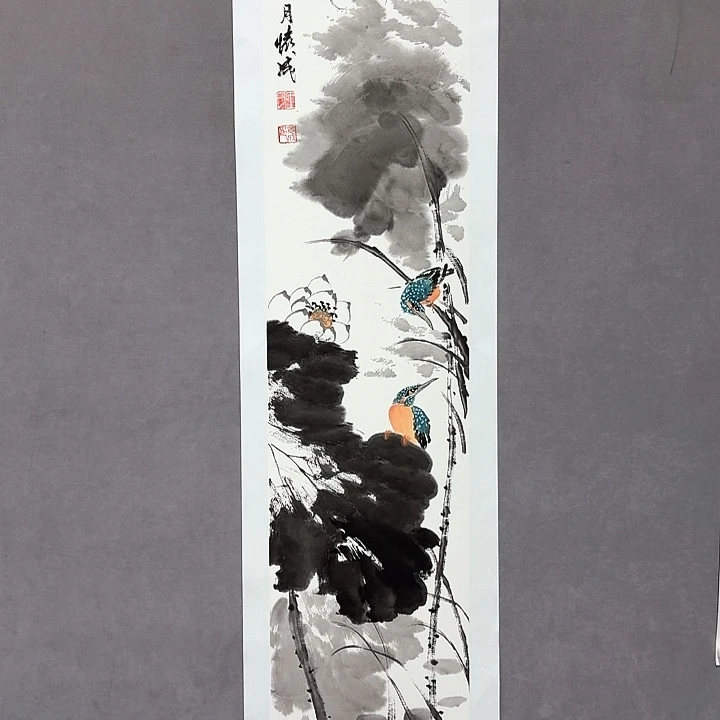 国画亲笔手绘放心去藏