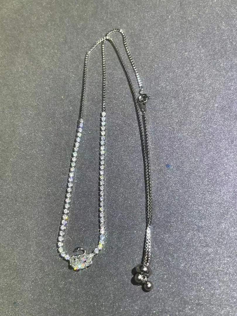 a1753白色满镶项链多样性发货