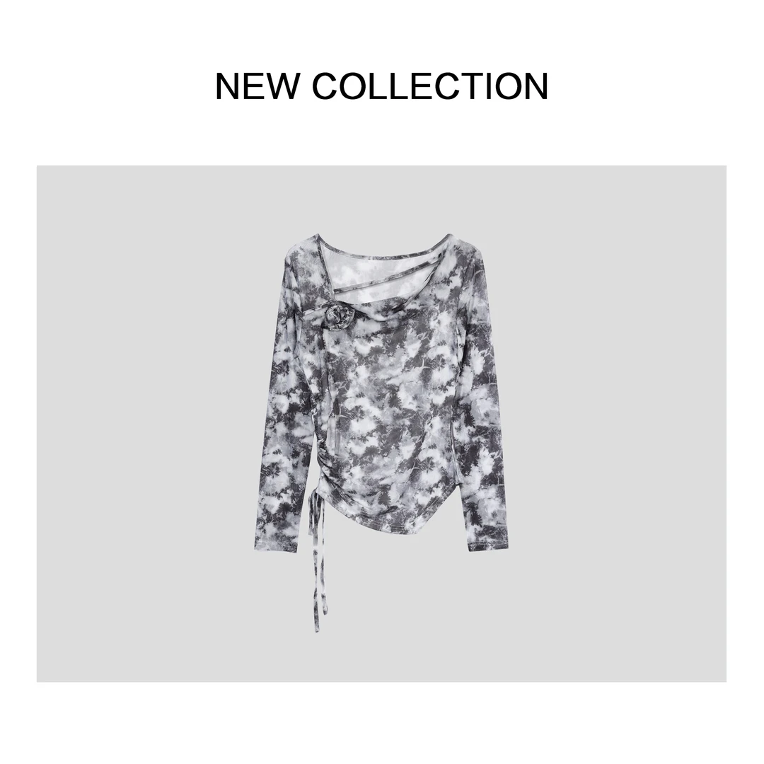 【艺菲专属】新款气质时尚网红休闲T恤 T1518027B