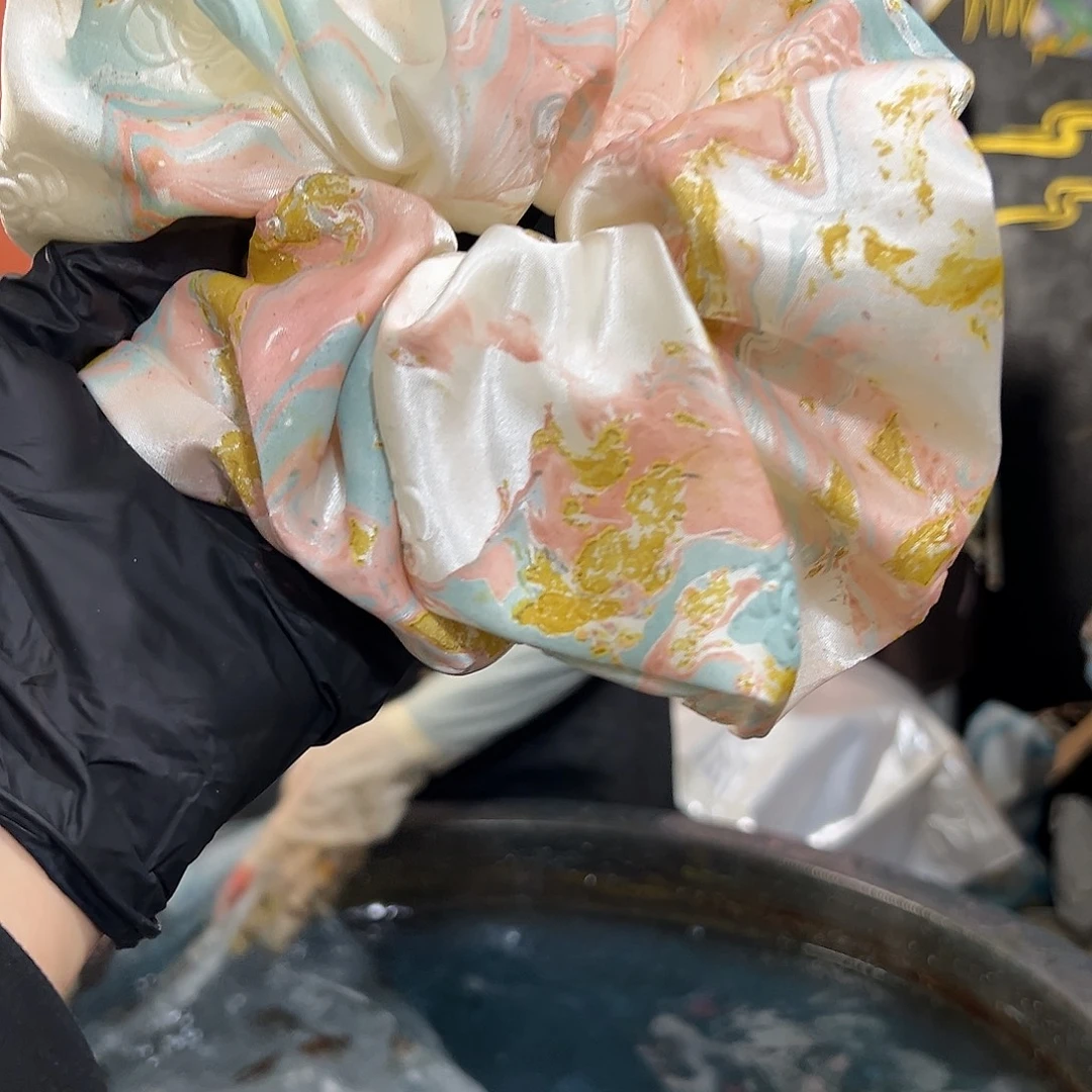 728粉蓝金山茶大肠发圈