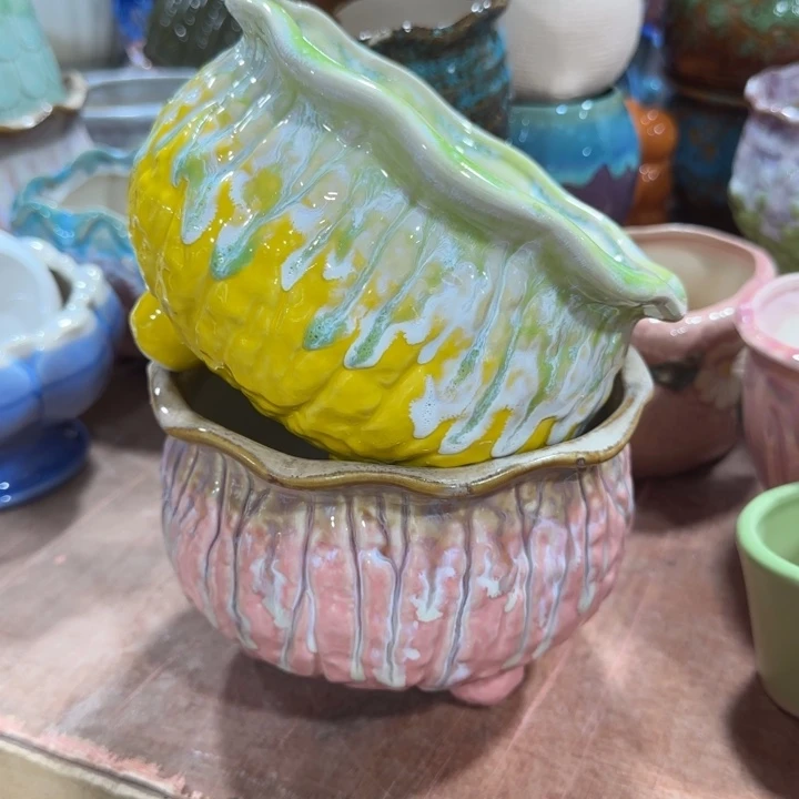 陶瓷花盆，凑9块包邮