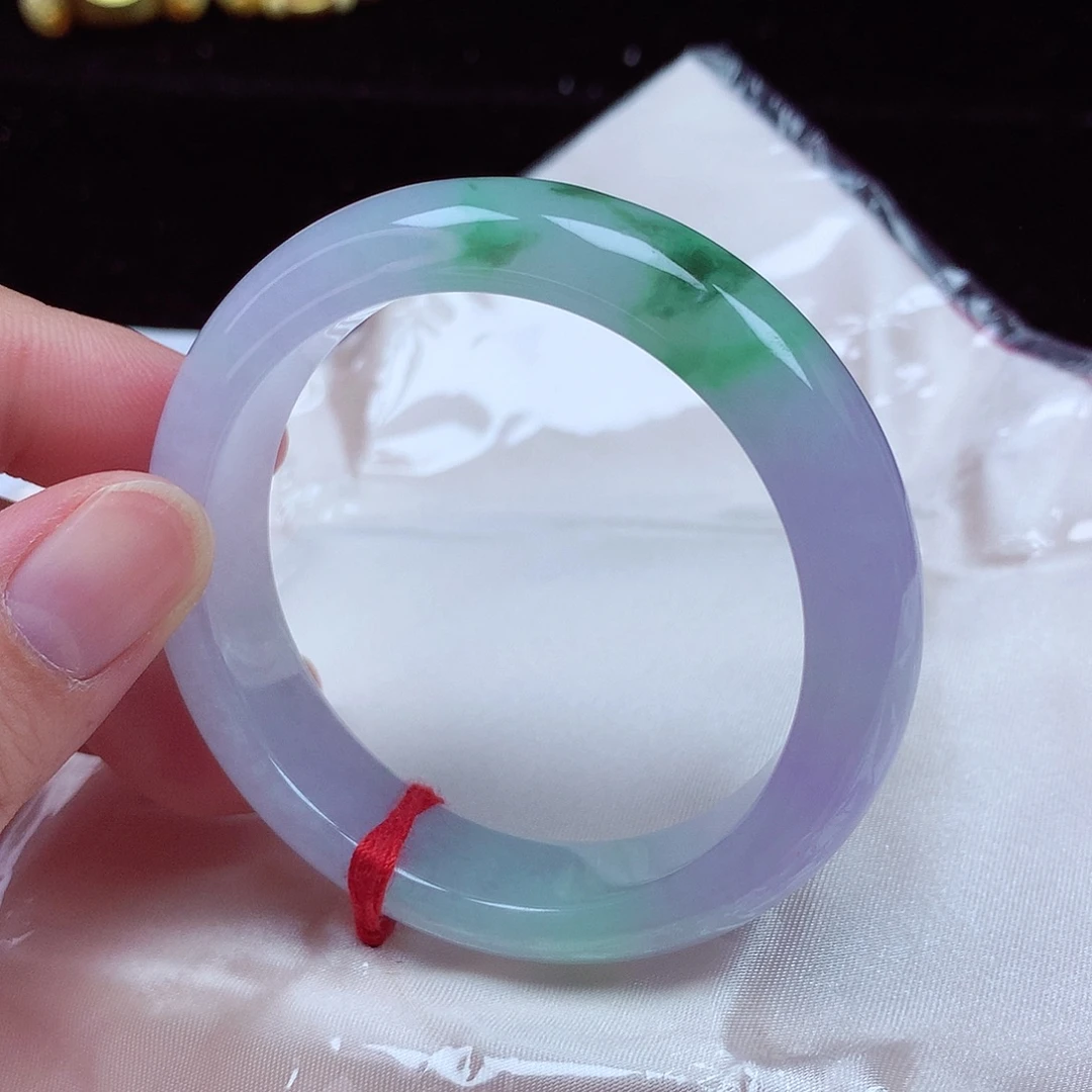 翡翠未镶嵌手镯51-52圈