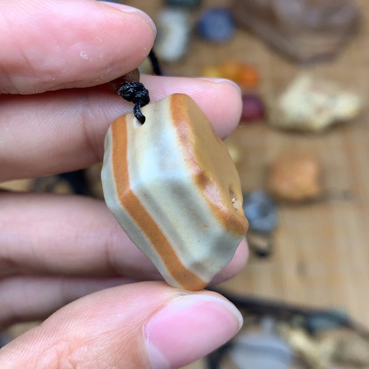 玛瑙/玉髓珠宝半成品未镶嵌烧*草202