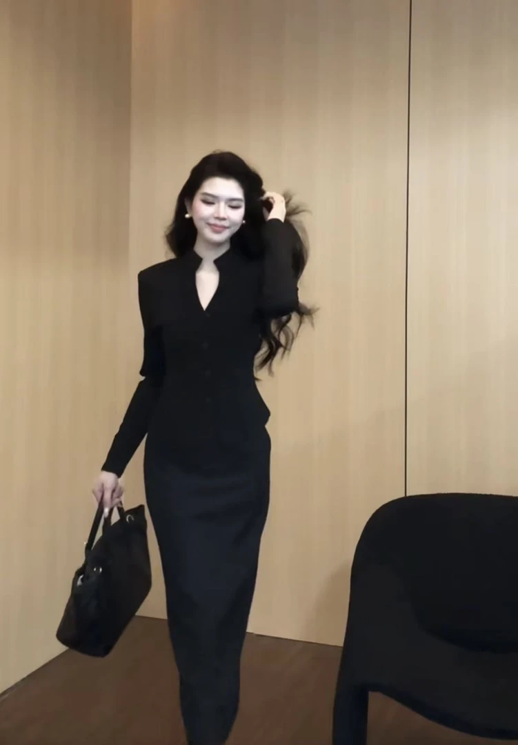 【月下风铃】高级感时尚气质百搭修身显瘦半身裙0928款