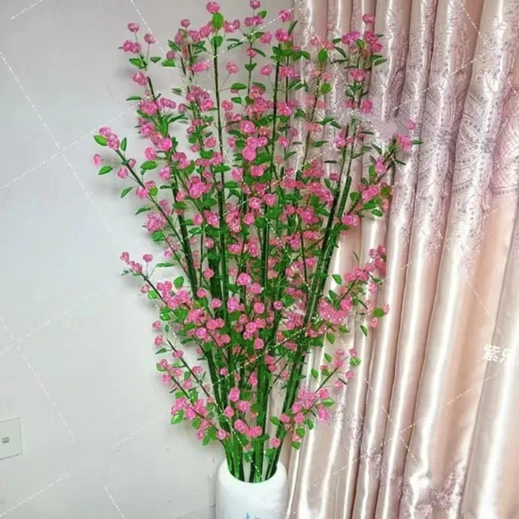 落地款浪漫水晶玫瑰花手工DIY材料 包