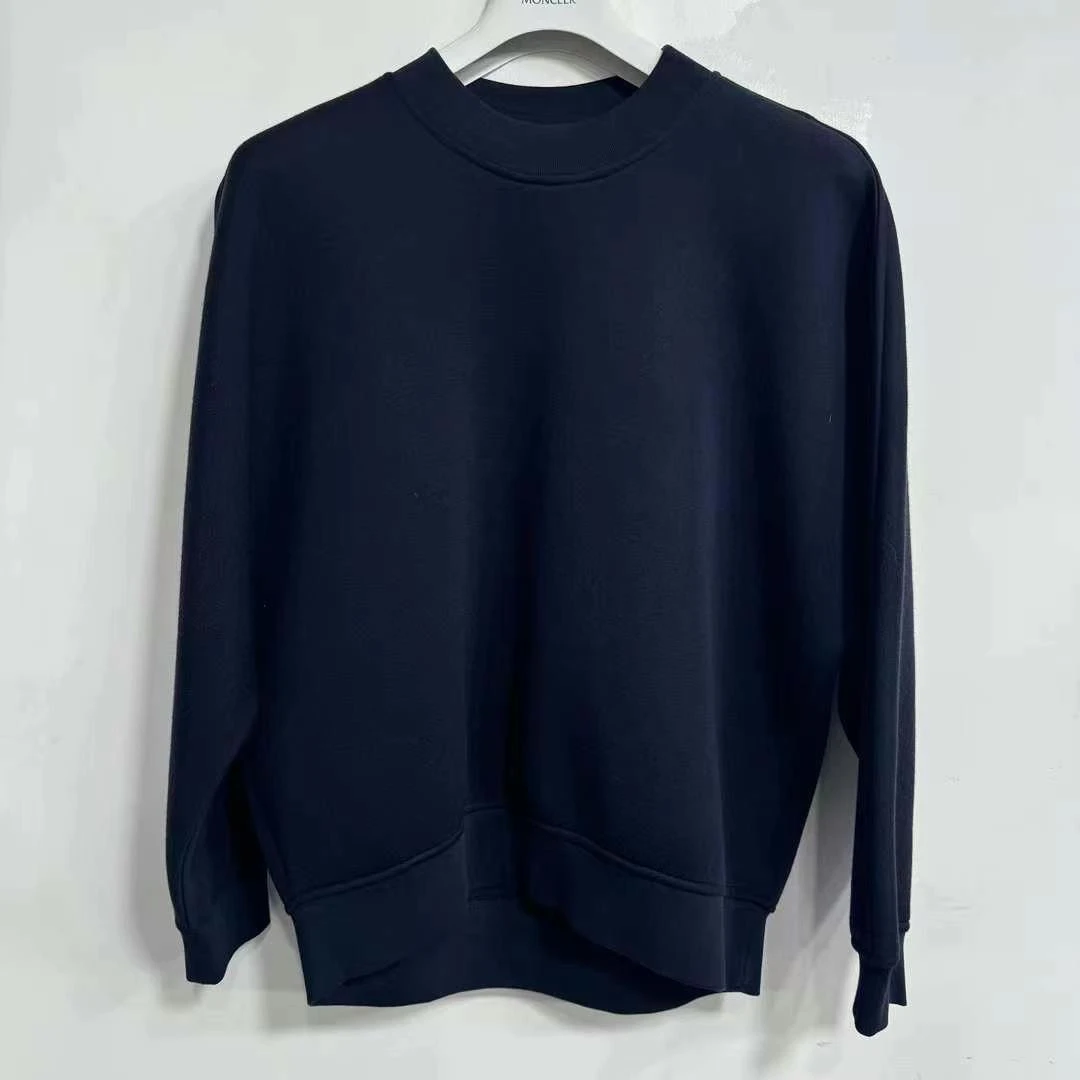 99新 Balenciaga/巴黎世家 XS码深蓝色套头卫衣0544