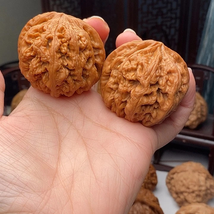 人***戏吊坠文玩核桃吊坠大粗筋48尺