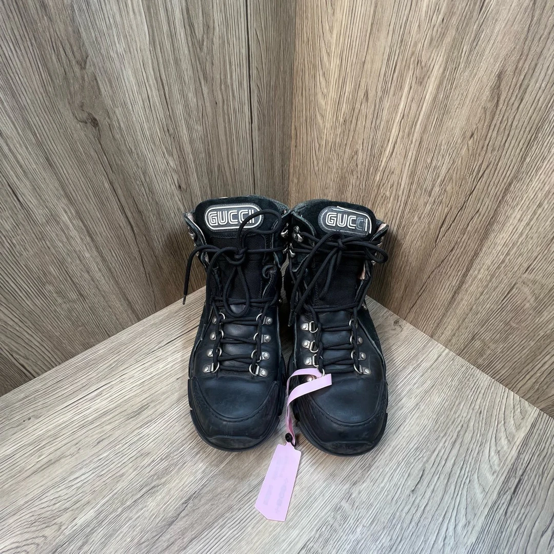 95新 GUCCI/古驰 白菜 高帮登山鞋 42码 501088