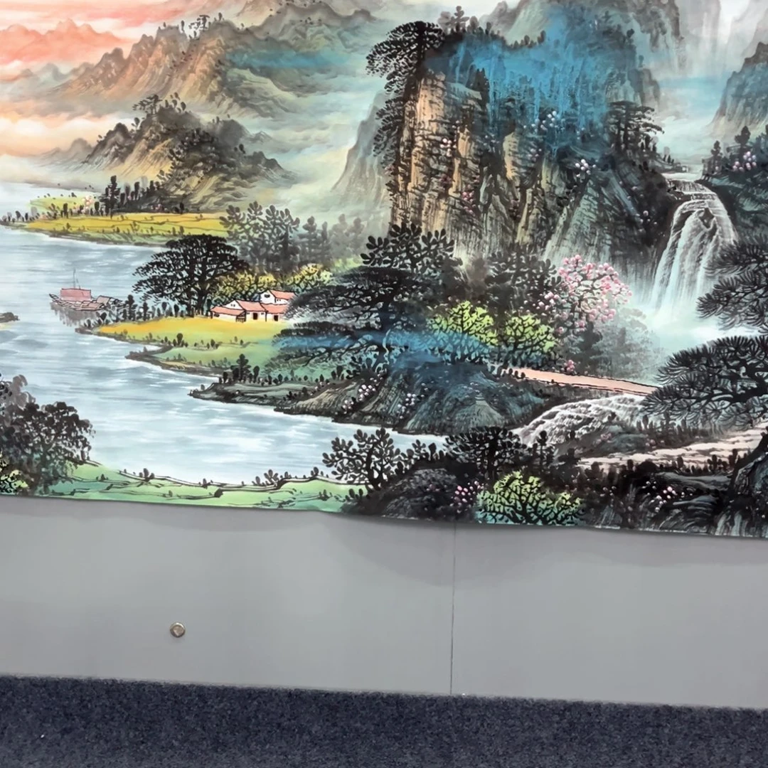国画国画作品老师手绘
