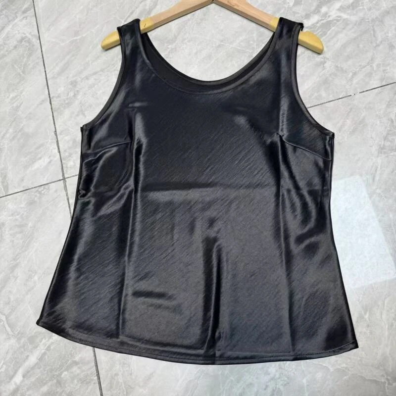 休闲·新款遮肉大码修身显瘦爆款吊带优雅小背心0335