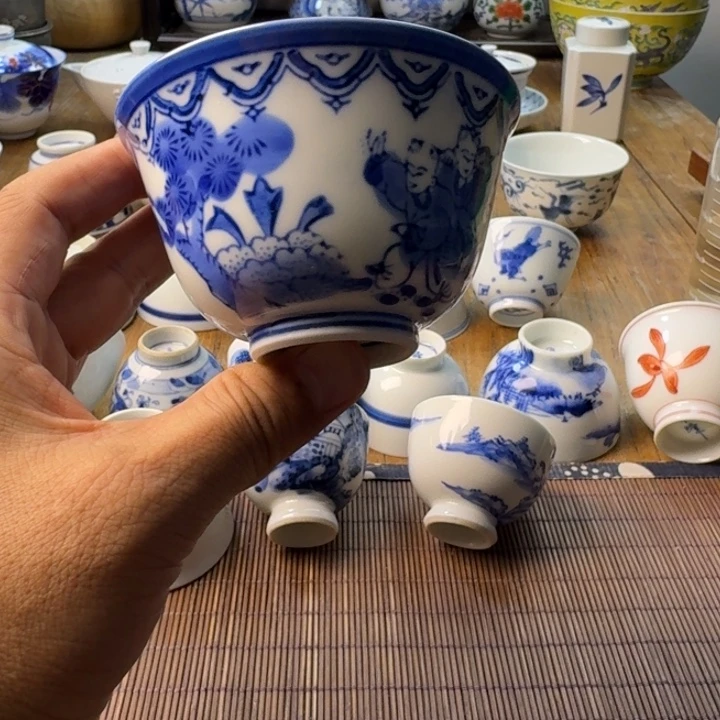 青花瓷器杯子茶器