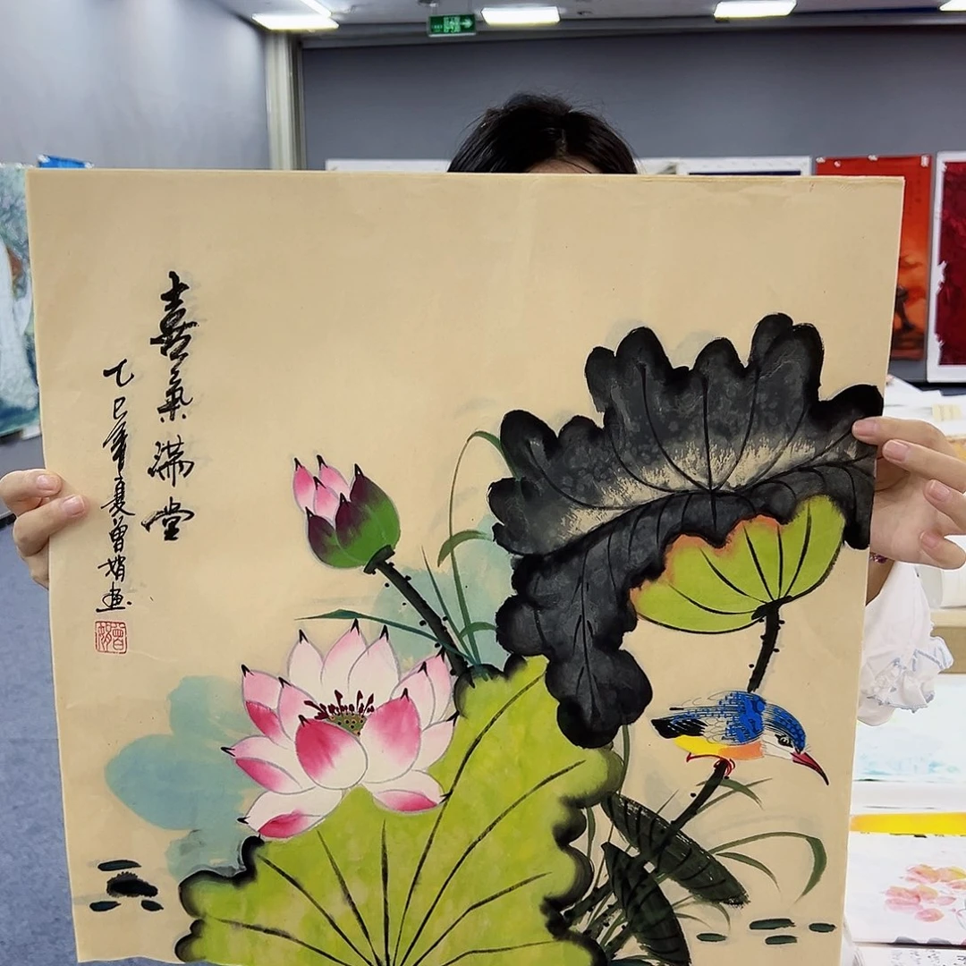 国画事事顺心如意万事如意