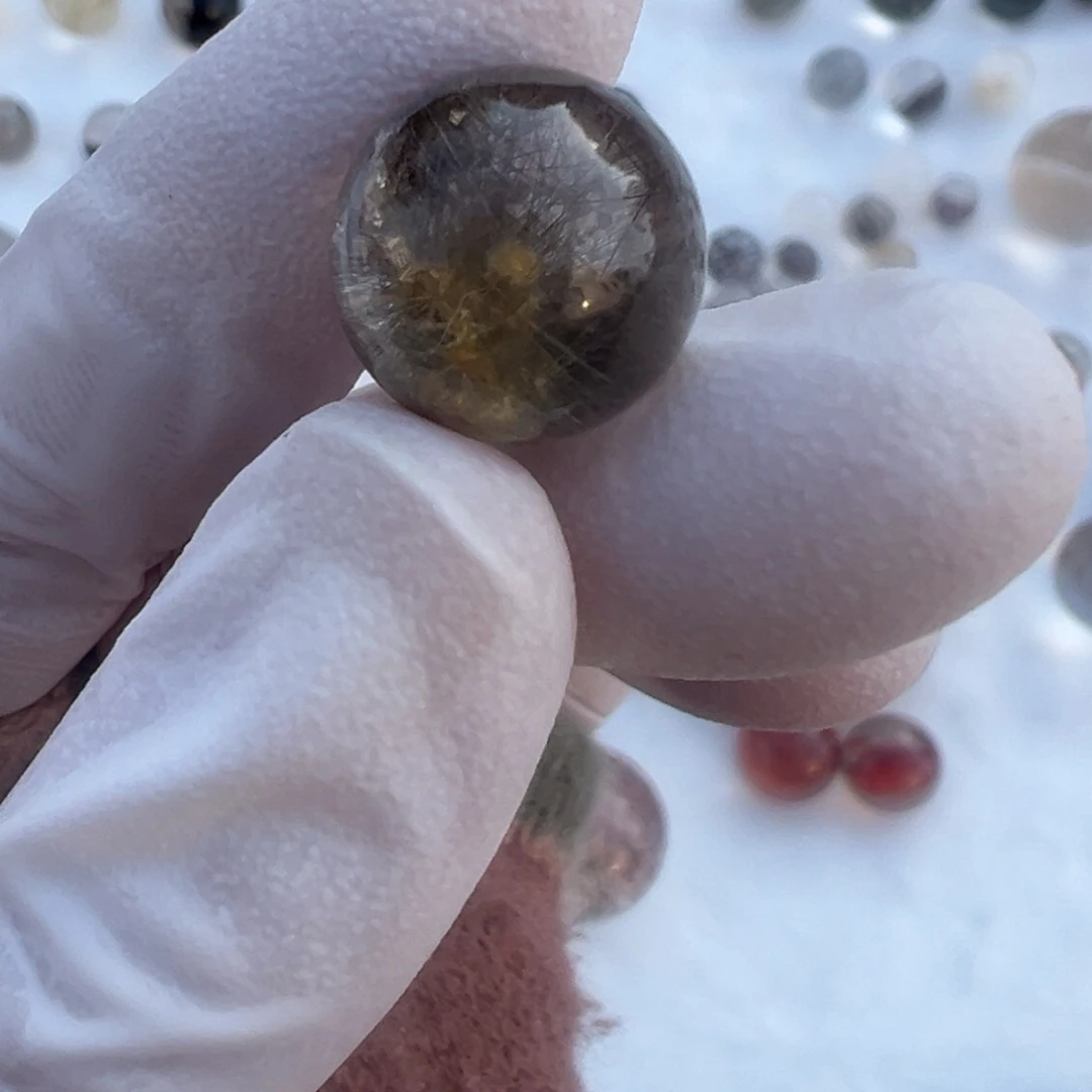 水晶太阳花12.9mm定制不退换未镶嵌R****n