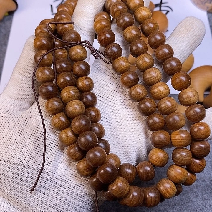 手串/手链檀香木老山檀香黑肉横纹10/11/108沉水瑕疵珠