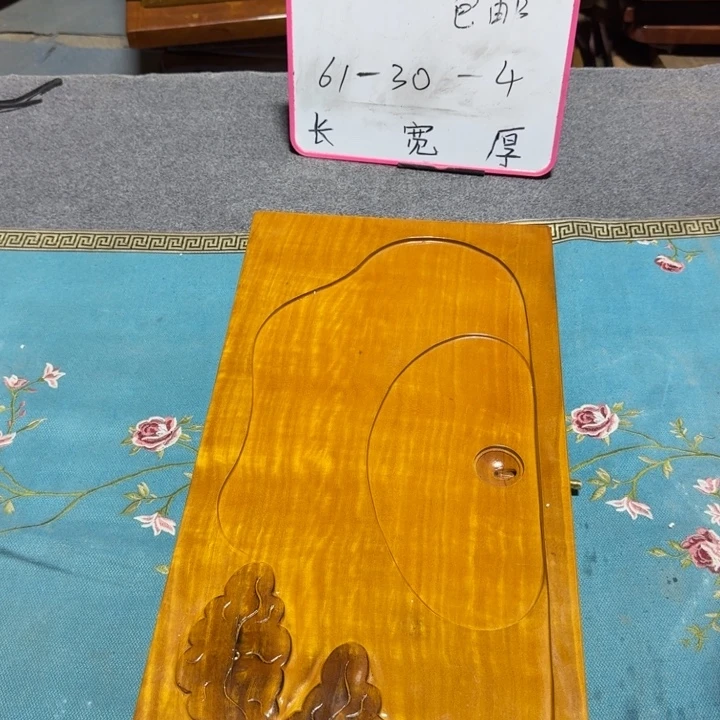肥***兔整块实木根雕茶盘