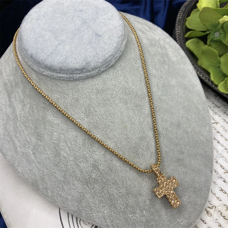 合金项链 施华精致十字项链1-4【2071119-009】